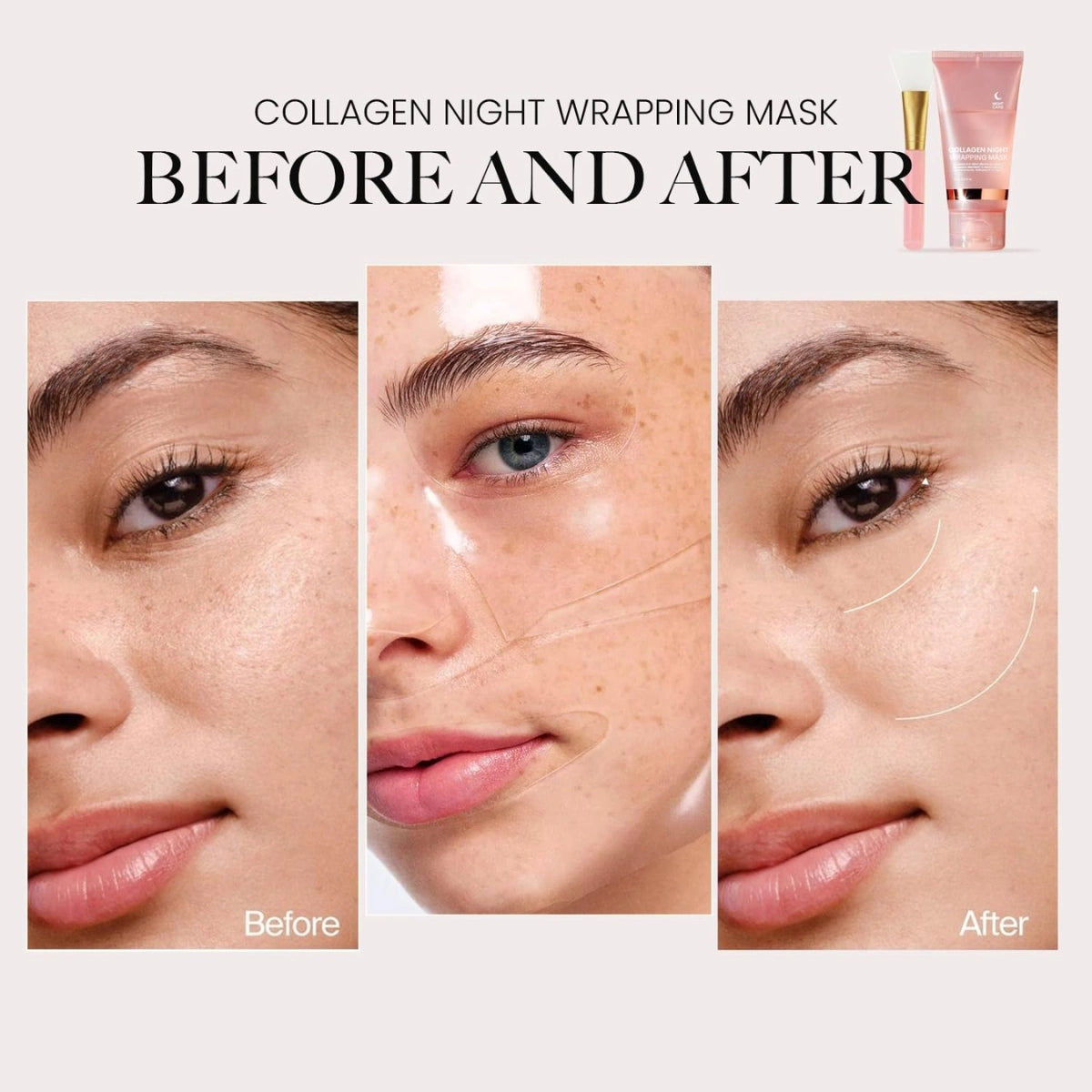 Korean Collagen Overnight Peel-Off Mask | Buy 1 Get 1 FREE🔥