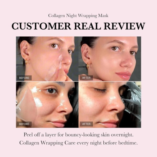 Korean Collagen Overnight Peel-Off Mask | Buy 1 Get 1 FREE - Image 8